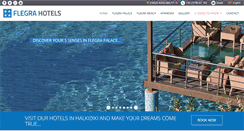 Desktop Screenshot of flegrahotels.com